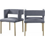 Load image into Gallery viewer, Caleb Velvet Dining Chair