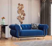 Load image into Gallery viewer, Rosy Velvet Sofa Set