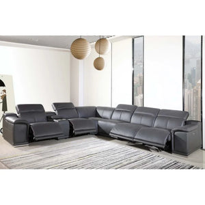 Coco White Power Sectional