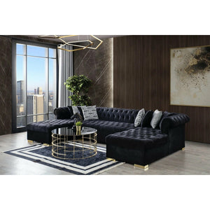 Lauren Velvet Black - Unique Furniture